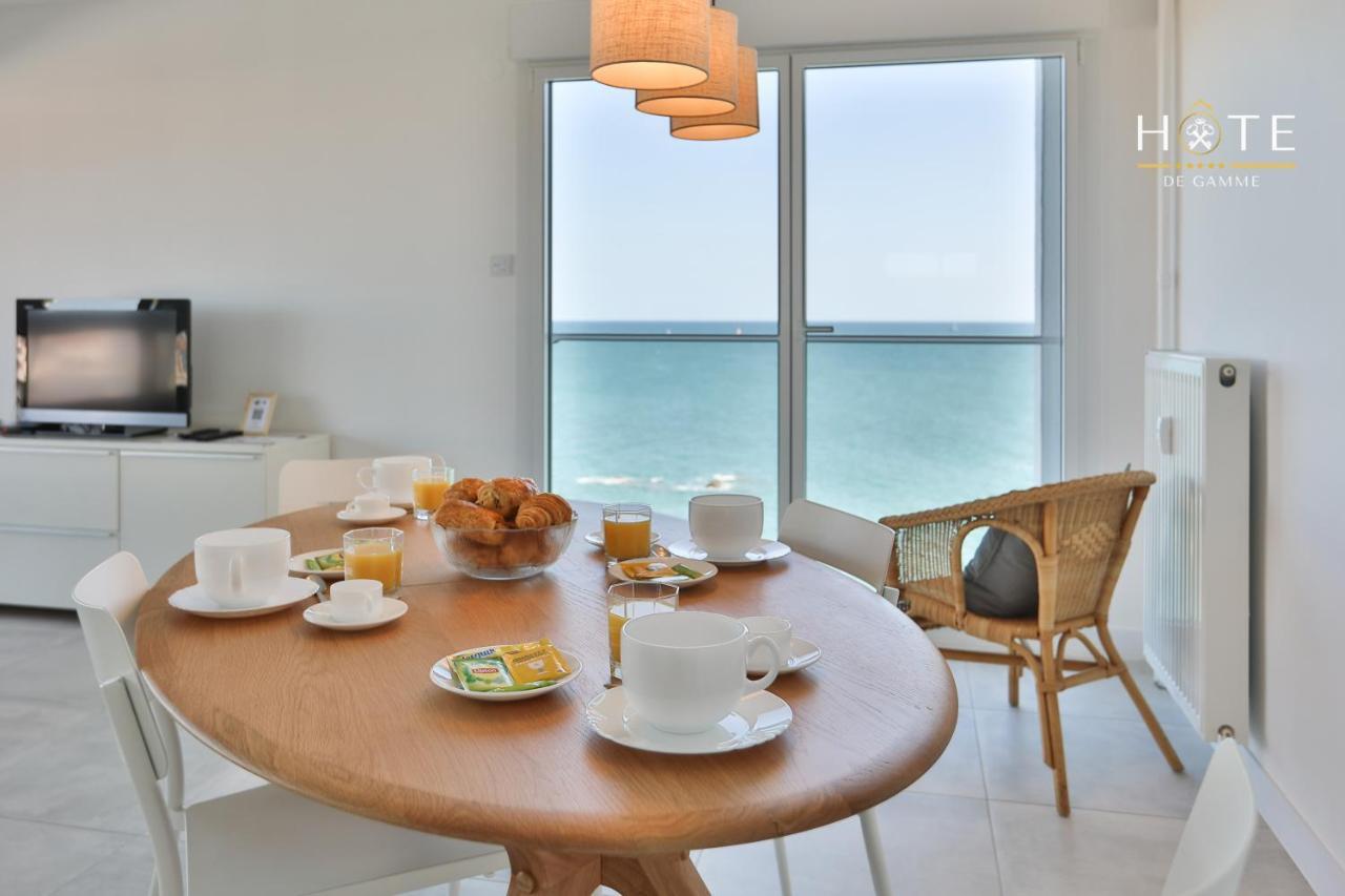 Appartement De Caractere, Superbe Vue Mer 280° La Chaume ภายนอก รูปภาพ